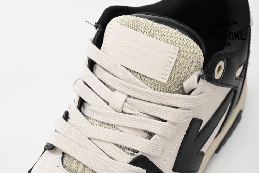 OFF-WHITE OOO Low Out Of Office Black Beige White OWIA259S21LEA0016110