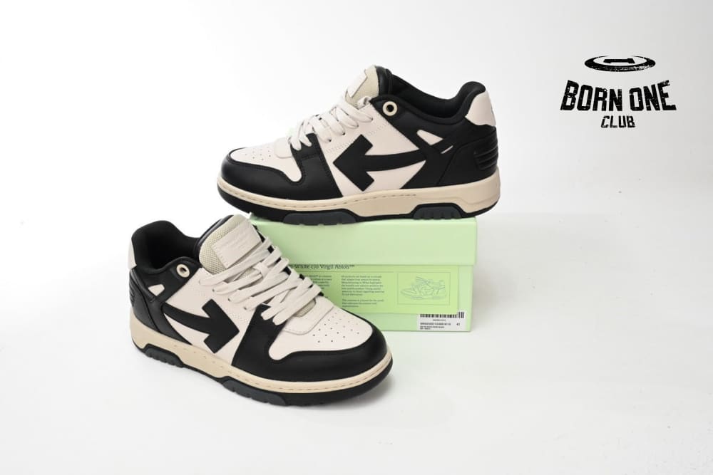 OFF-WHITE OOO Low Out Of Office Black Beige White OWIA259S21LEA0016110