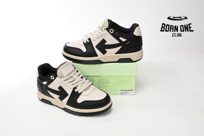 OFF-WHITE OOO Low Out Of Office Black Beige White OWIA259S21LEA0016110