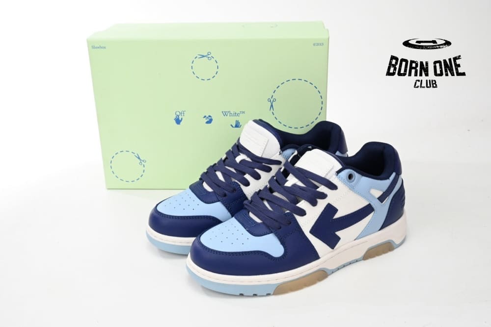 OFF-WHITE OOO Low Out Of Office Double Blue OMIA189S21LEA0014045