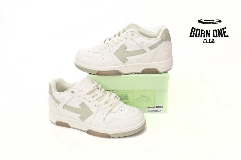 OFF-WHITE OOO Low Out Of Office Ivory White OMIA189F21LEA0010161
