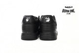 OFF-WHITE OOO Low Tops "For Walking" Black White  OMIA189S21LEA0041001