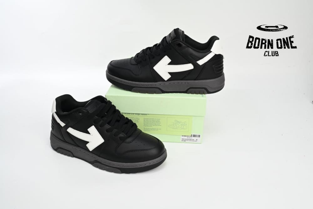 OFF-WHITE Out Of Office Black White OMIA189R21LEA0011001
