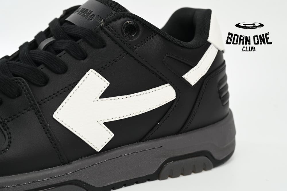 OFF-WHITE Out Of Office Black White OMIA189R21LEA0011001
