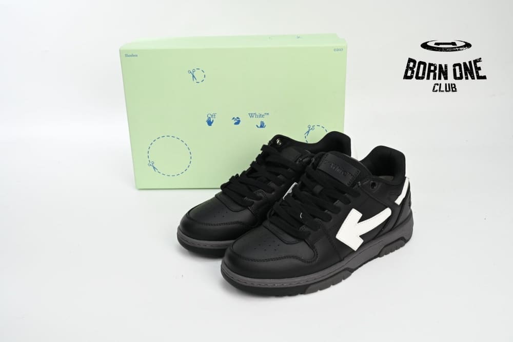 OFF-WHITE Out Of Office Black White OMIA189R21LEA0011001