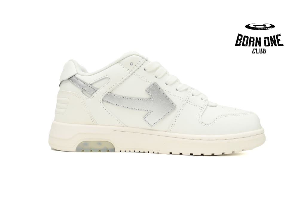 OFF-WHITE Out Of Office White White Black White Silver OMIA189F23LEA0090172