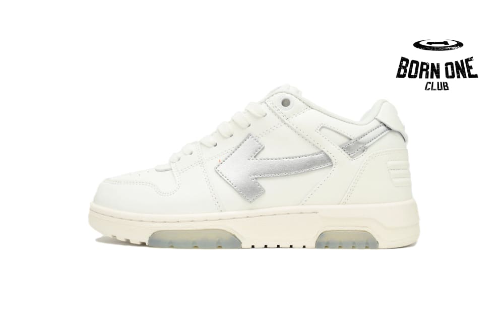 OFF-WHITE Out Of Office White White Black White Silver OMIA189F23LEA0090172