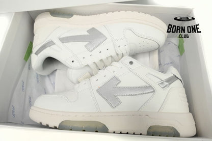 OFF-WHITE Out Of Office White White Black White Silver OMIA189F23LEA0090172