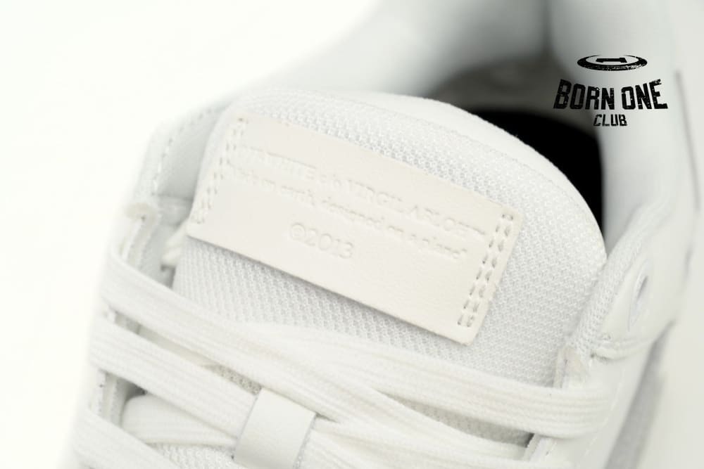 OFF-WHITE Out Of Office White White Black White Silver OMIA189F23LEA0090172