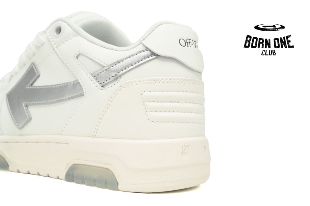 OFF-WHITE Out Of Office White White Black White Silver OMIA189F23LEA0090172