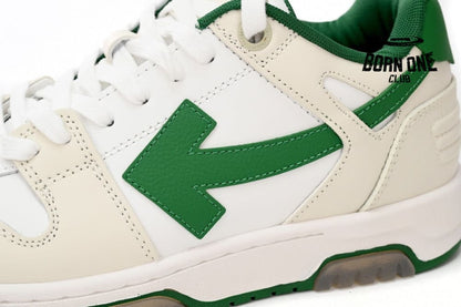 OFF-WHITE Out Of Office White Green OMIA189C99LEA0010455