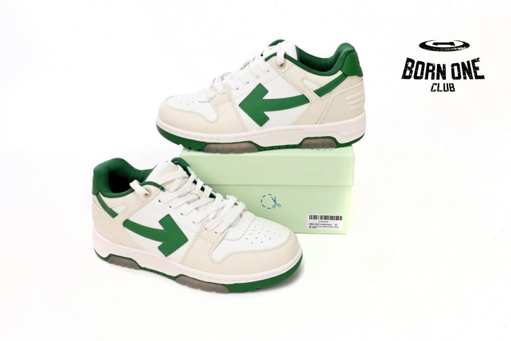 OFF-WHITE Out Of Office White Green OMIA189C99LEA0010455