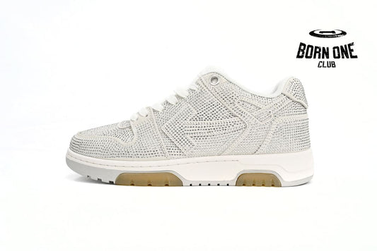 OFF-WHITE Out Of Office Low Tops Strass OWIA259S23LEA0080101