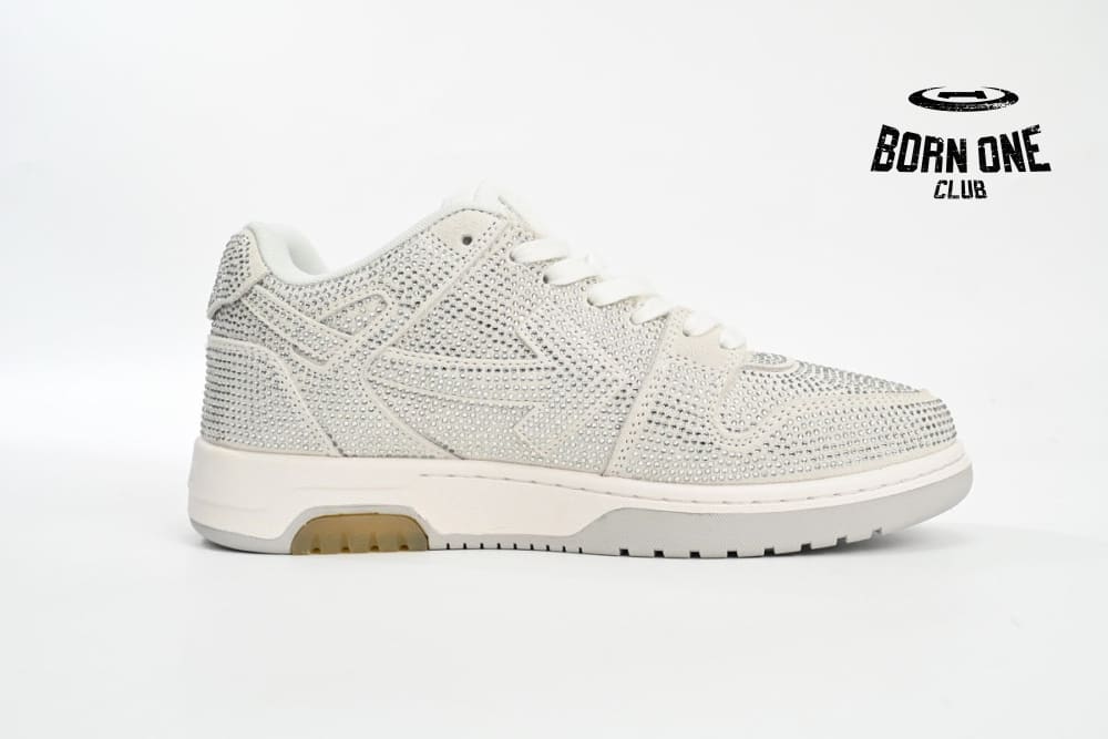 OFF-WHITE Out Of Office Low Tops Strass OWIA259S23LEA0080101