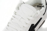 OFF-WHITE Out Of Office OOO 30 MM Low Tops Black White OMIA189C99LEA0040110