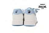 OFF-WHITE Out Of Office OOO 30 MM Low Tops White Light Blue OMIA189C99LEA0010145