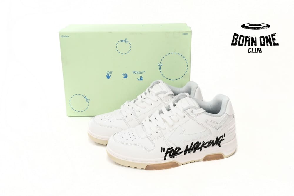 OFF-WHITE Out Of Office "OOO" Low "For Walking" White Black OWIA259C99LEA0020110