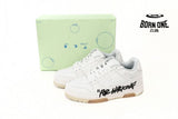 OFF-WHITE Out Of Office "OOO" Low "For Walking" White Black OWIA259C99LEA0020110