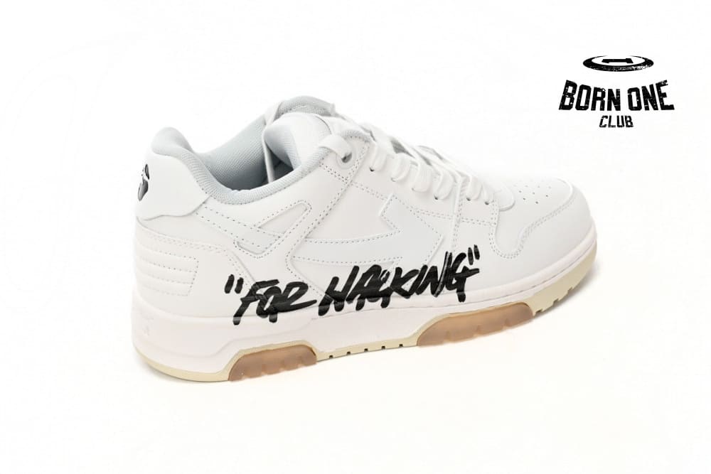OFF-WHITE Out Of Office "OOO" Low "For Walking" White Black OWIA259C99LEA0020110