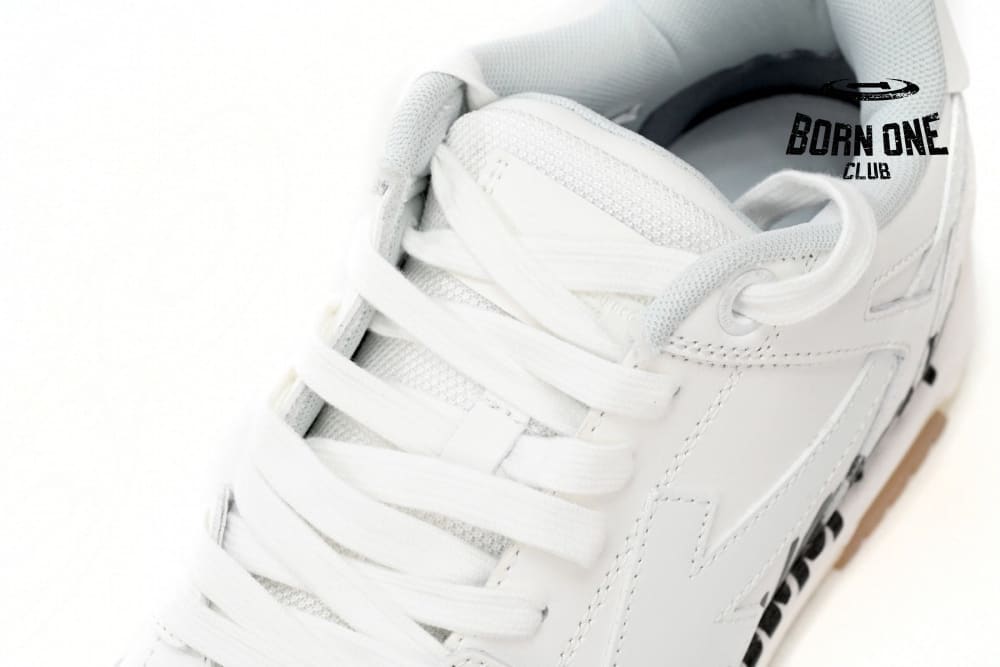 OFF-WHITE Out Of Office "OOO" Low "For Walking" White Black OWIA259C99LEA0020110