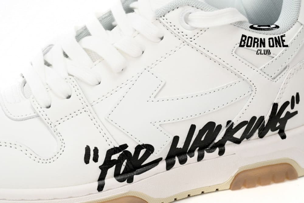 OFF-WHITE Out Of Office "OOO" Low "For Walking" White Black OWIA259C99LEA0020110