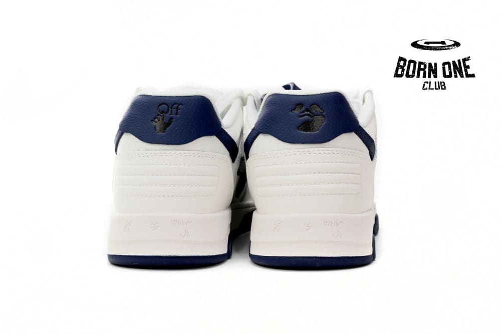 OFF-WHITE Out Of Office "OOO" Low White Navy OWIA259F21LEA0010142
