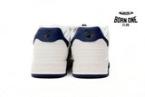 OFF-WHITE Out Of Office "OOO" Low White Navy OWIA259F21LEA0010142
