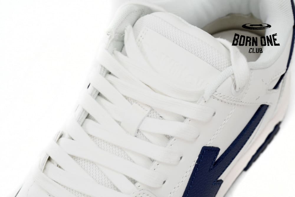OFF-WHITE Out Of Office "OOO" Low White Navy OWIA259F21LEA0010142