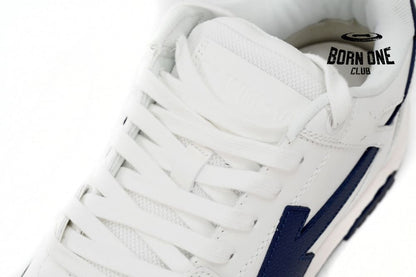 OFF-WHITE Out Of Office "OOO" Low White Navy OWIA259F21LEA0010142