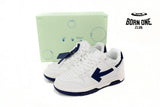 OFF-WHITE Out Of Office "OOO" Low White Navy OWIA259F21LEA0010142