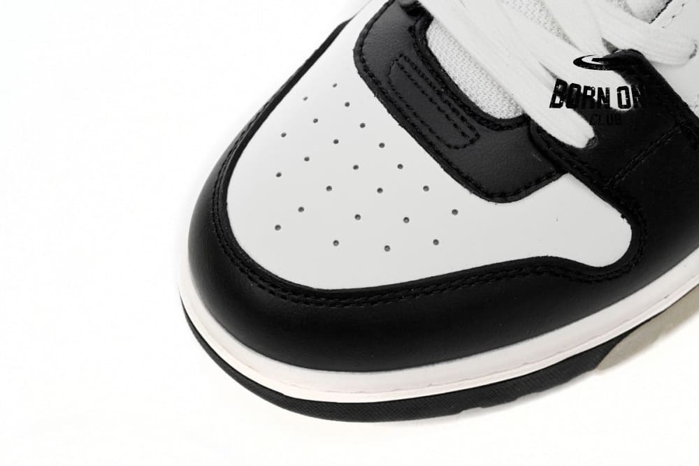 OFF-WHITE Out Of Office OOO Low Tops White Black White OMIA189C99LEA0011004
