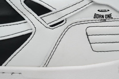 OFF-WHITE Out Of Office OOO Low Tops Black White OMIA189S24LEA0041001