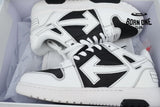 OFF-WHITE Out Of Office OOO Low Tops Black White OMIA189S24LEA0041001