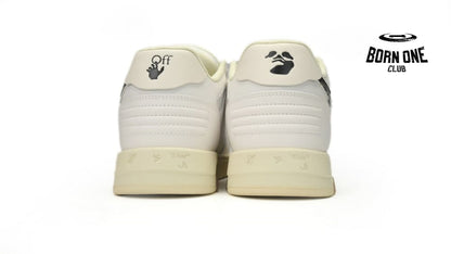 OFF-WHITE Out Of Office OOO Low Tops White Black SS21 OMIA189S21LEA0030110