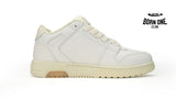 OFF-WHITE Out Of Office OOO Low Tops White Black SS21 OMIA189S21LEA0030110