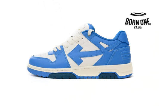 OFF-WHITE Out Of Office OOO Low Tops White Blue OMIA189C99LEA0014501