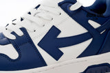 OFF-WHITE Out Of Office "OOO" Low Tops Dark Blue White OMIA189S22LEA0010142