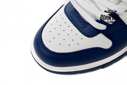 OFF-WHITE Out Of Office "OOO" Low Tops Dark Blue White OMIA189S22LEA0010142