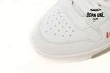 OFF-WHITE Out Of Office "OOO" Low Tops For Walking White White Red FW21