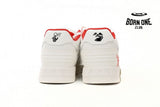 OFF-WHITE Out Of Office "OOO" Low Tops For Walking White White Red FW21