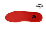 OFF-WHITE Out Of Office "OOO" Low Tops For Walking White White Red FW21
