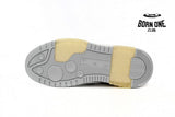 OFF-WHITE Out Of Office "OOO" Low Tops Grey White OMIA189F22LEA0010109