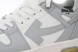 OFF-WHITE Out Of Office "OOO" Low Tops Grey White OMIA189F22LEA0010109
