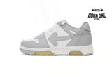 OFF-WHITE Out Of Office "OOO" Low Tops Grey White OMIA189F22LEA0010109