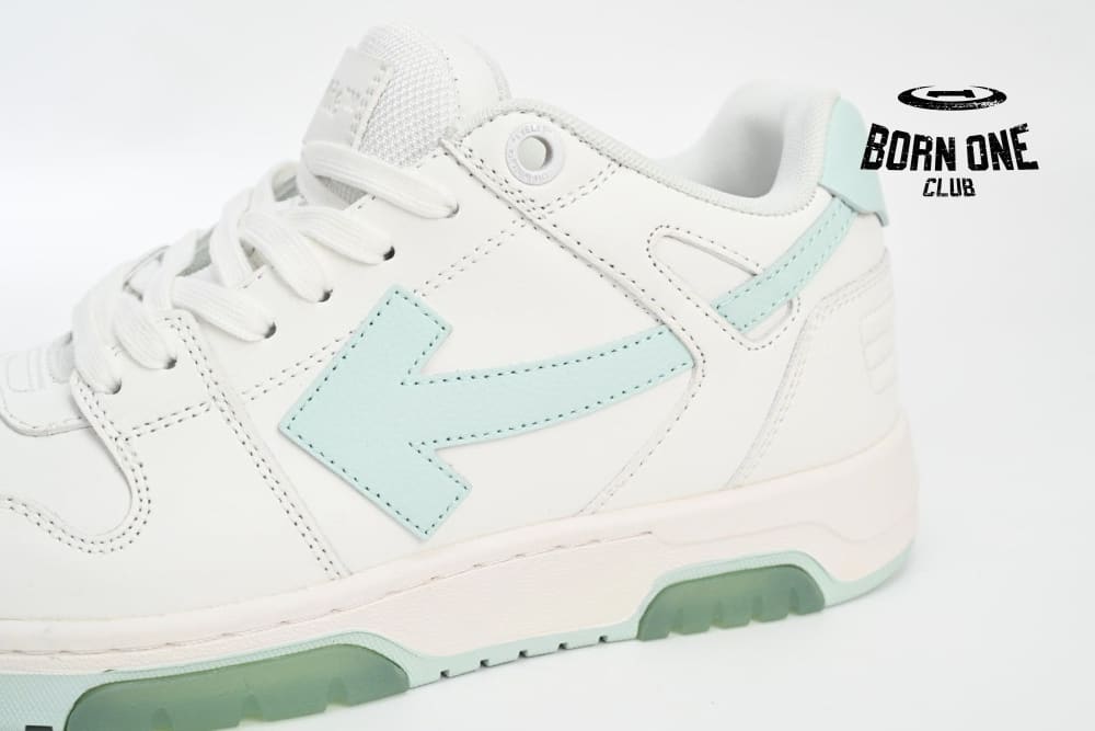 OFF-WHITE Out Of Office OOO Low Tops White Mint OWIA259C99LEA0030151