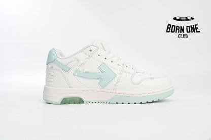 OFF-WHITE Out Of Office OOO Low Tops White Mint OWIA259C99LEA0030151