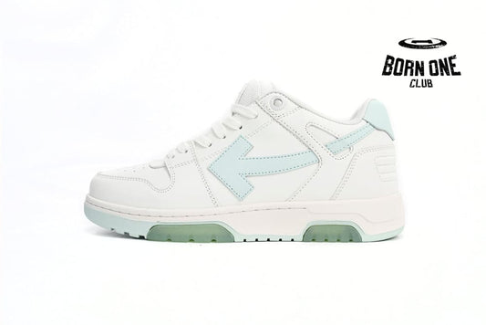 OFF-WHITE Out Of Office OOO Low Tops White Mint OWIA259C99LEA0030151