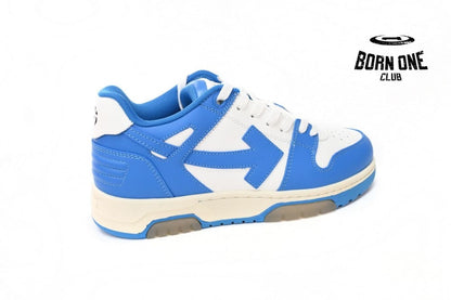 OFF-WHITE Out Of Office OOO Low Tops North Carolina Blue OMIA189C99LEA0020145