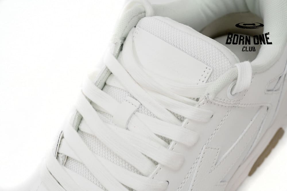 OFF-WHITE Out Of Office OOO Low Tops Triple White OMIA189C99LEA0010100