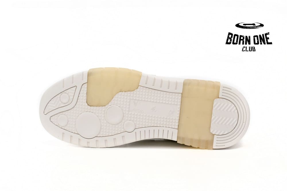 OFF-WHITE Out Of Office OOO Low Tops Triple White OMIA189C99LEA0010100